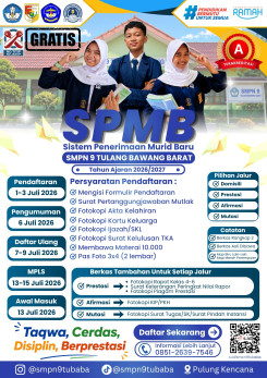 SPMB SMPN 9 TUBABA